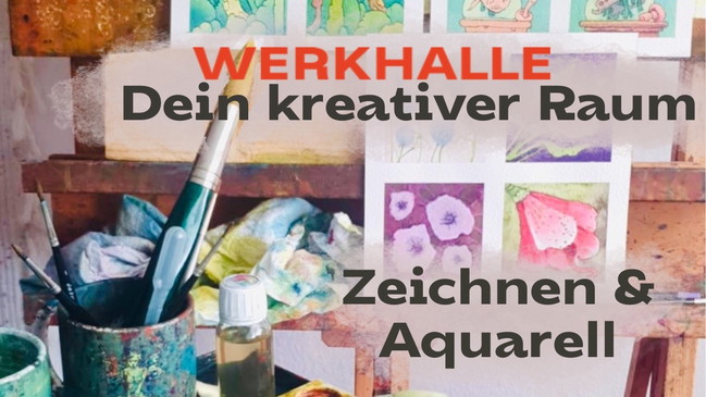 Dein kreativer Raum: Zeichnen und Aquarell // eine 5-teilige Kursreihe  mit Michael