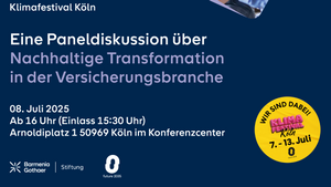 Paneldiskussion "Nachhaltige Transformation in der Versicherungsbranche"