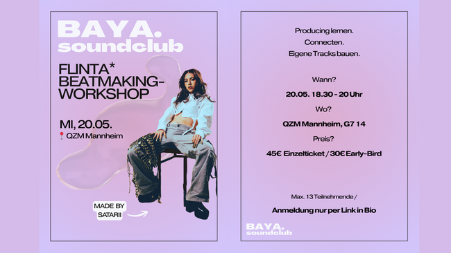 FLINTA* Beatmaking Workshop