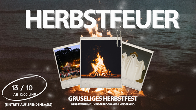 Herbstfeuer & Gruselfest im Strandbad