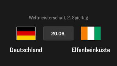 Deutschland - Elfenbeinküste, WM 2026, 2. Gruppenspiel