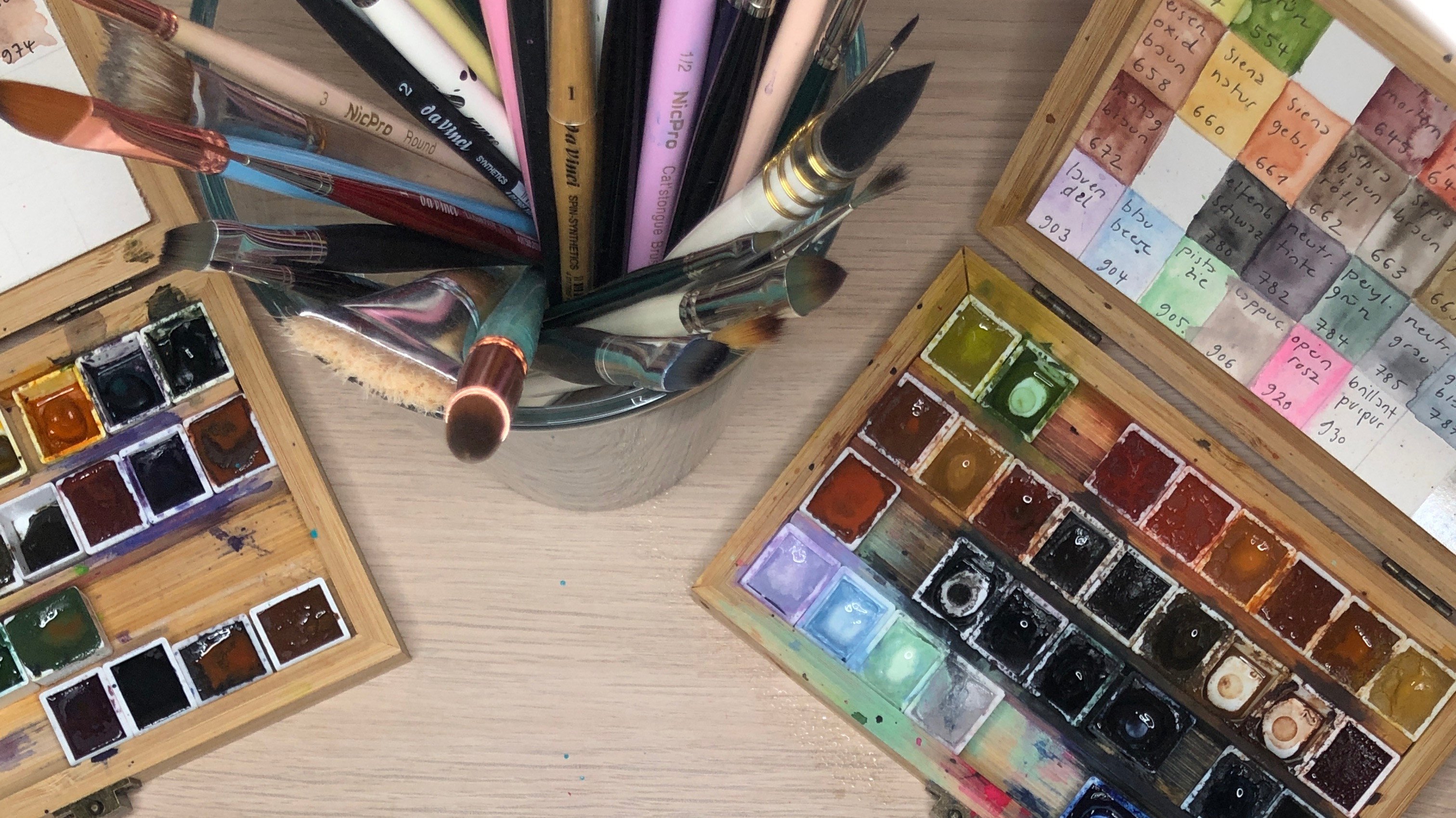 Aquarell Weihnachtskarten