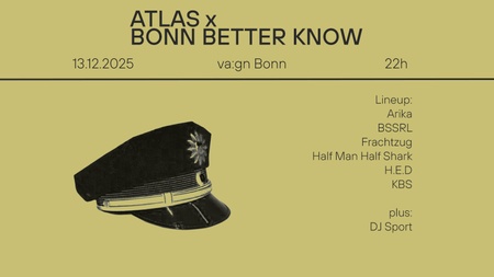 Underground Frequencies presents: ATLAS x Bonn Better Know - Bass Music Night