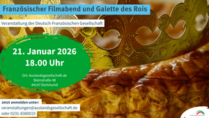Französischer Filmabend und Galette des Rois