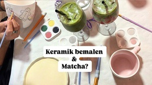 ✨Keramik bemalen I Matcha I Cocktails✨