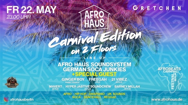 🌴💫🌴 AFRO HAUS CARNIVAL EDITON 🌴💫🌴
