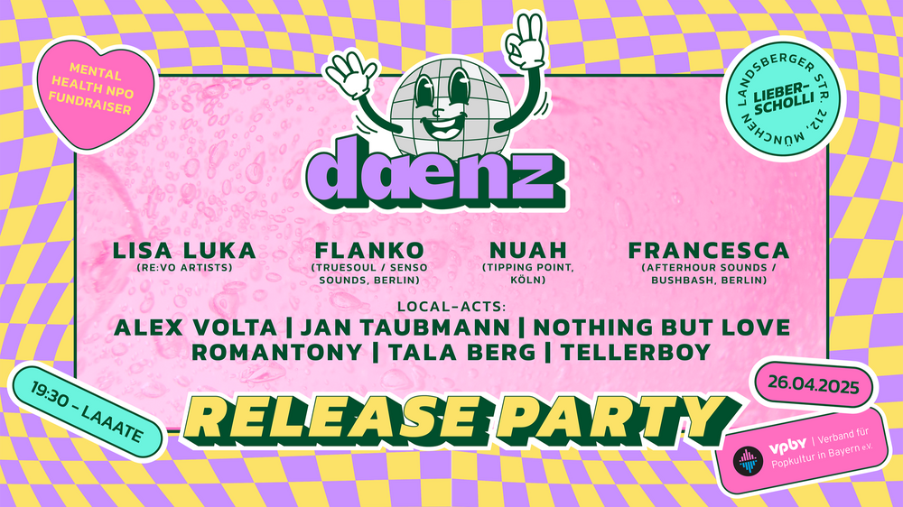 daenz Extended Release Party x Mental Health Fundraiser