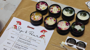 Sip & Pour: Friday Night Candle Making Workshop