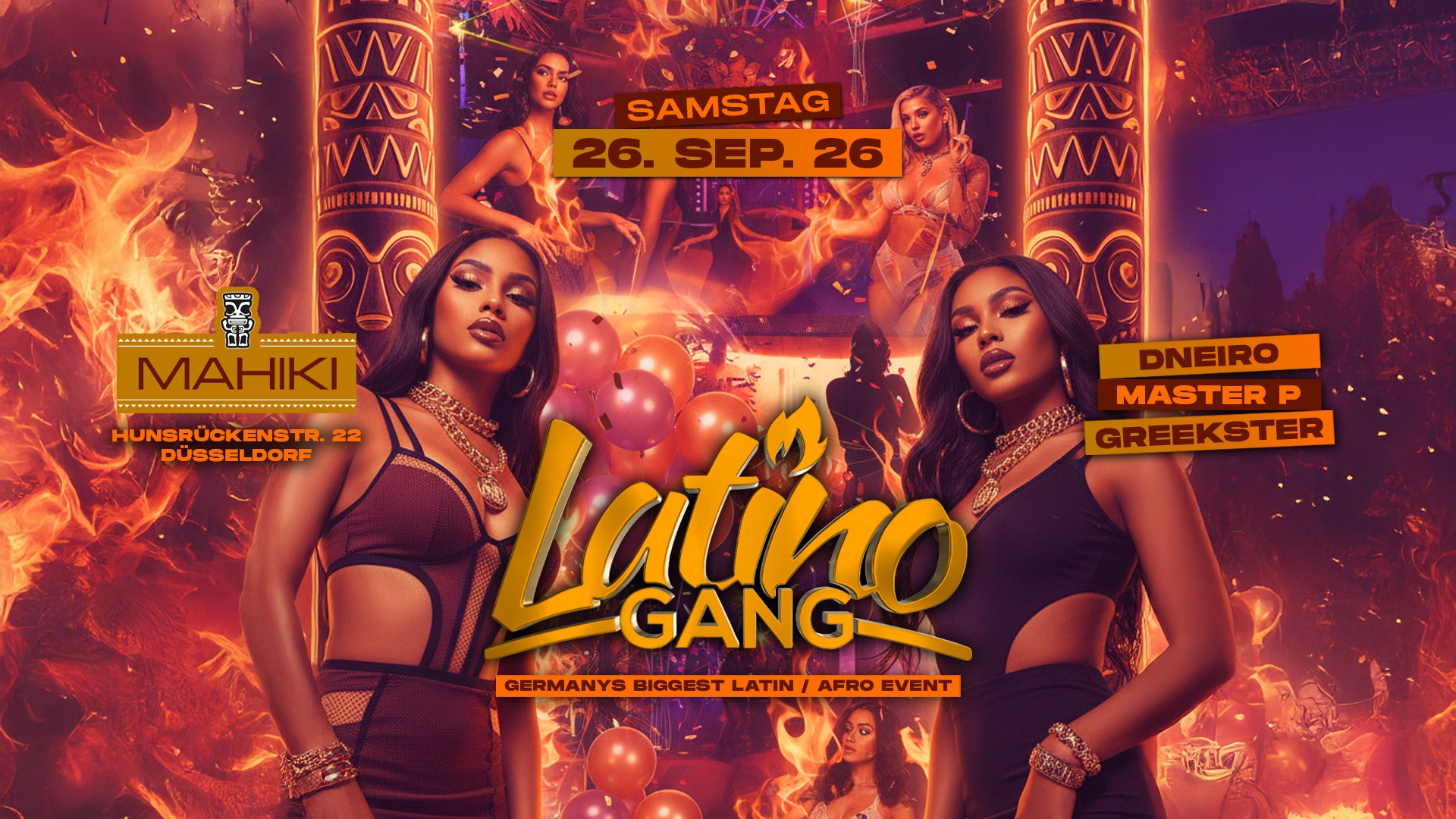 MAHIKI DÜSSELDORF | LATINO GANG | GERMANYS BIGGEST LATIN / AFRO EVENT