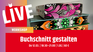 Workshop: Buchschnitt dekorieren