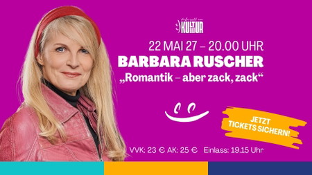 Barbara Ruscher „Romantik – aber zack, zack“
