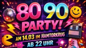 80s/90s Party mit DJ Hausmann im Hamtorkrug!