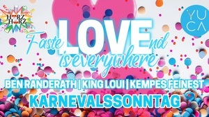 HERZ an HERZ | Karnevalssonntag | YUCA CLUB