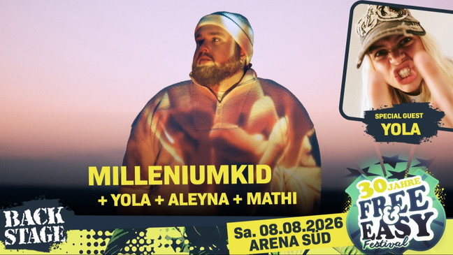 MILLENIUMKID + YOLA + ALEYNA + MATHI | FREE & EASY FESTIVAL 2026