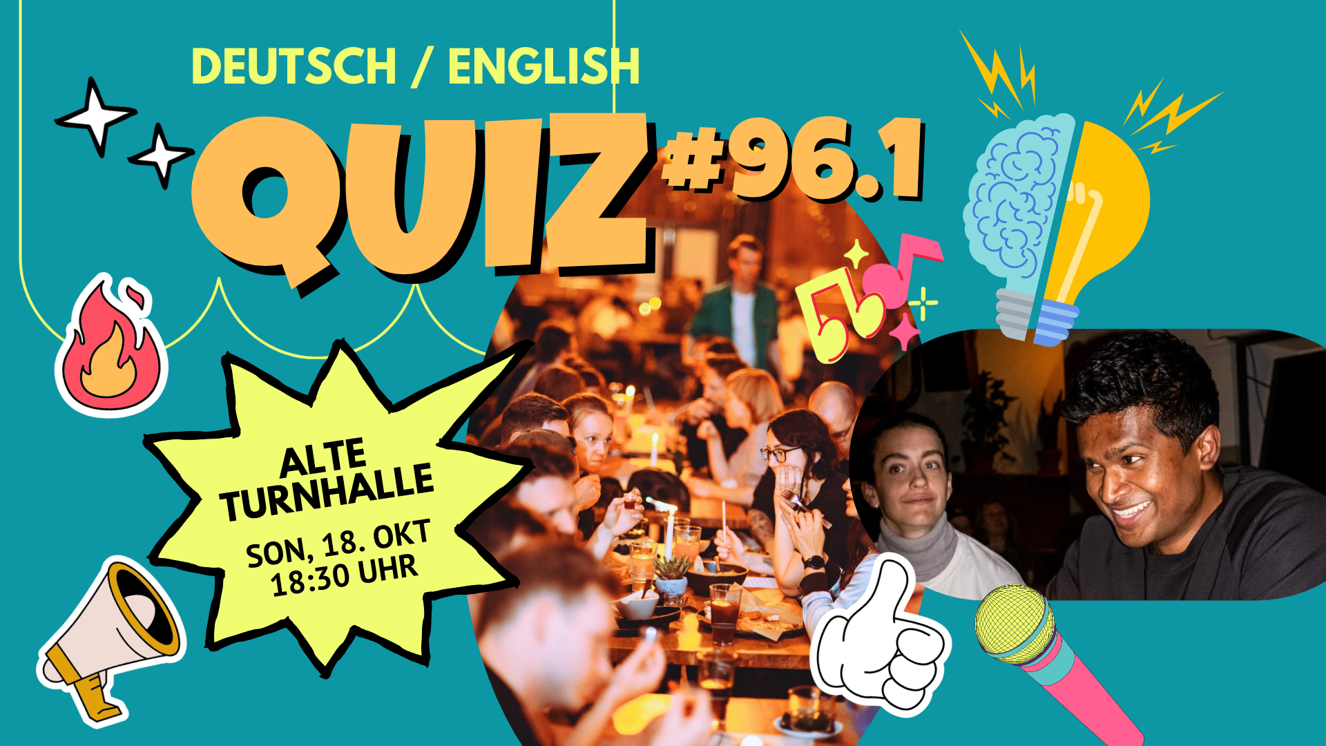 Quiz #96-1 @ Alte Turnhalle - Friedrichshain (DEU/ENG)