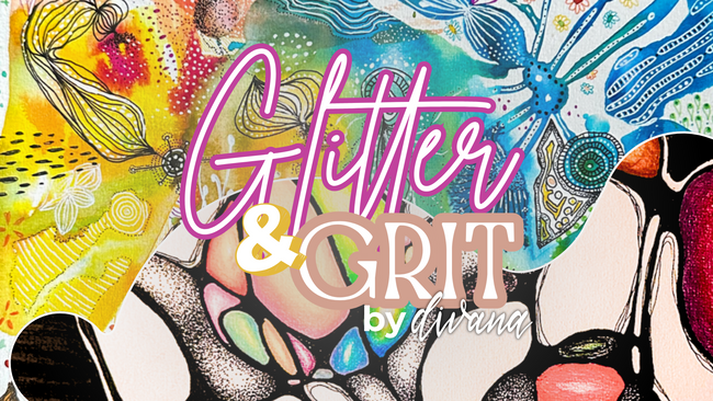 Glitter & GRIT - Neurospicy Drawing (Queerfriendly)