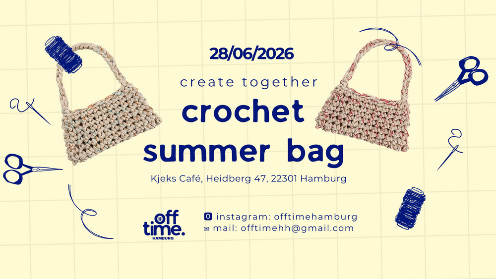 DIY Event Hamburg | Crochet Summer Bag | create together by offtime