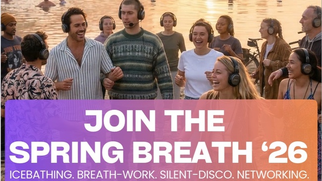 Spring Breath: Silent Disco, Breathwork, Ice bath & Chill