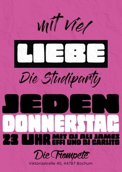 Mit viel Liebe – Die Studiparty in der Trompete