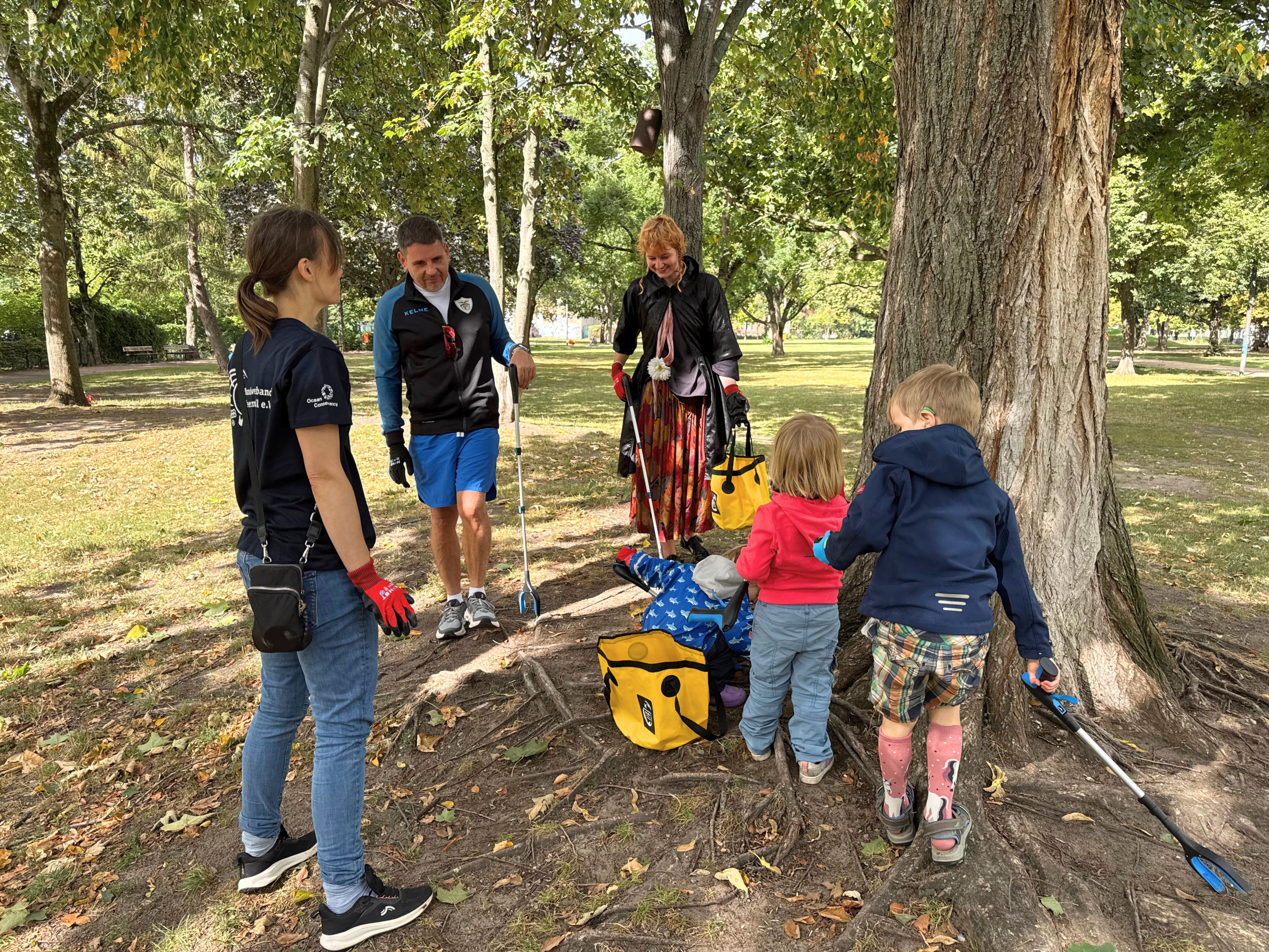 Cleanup im Monbijoupark