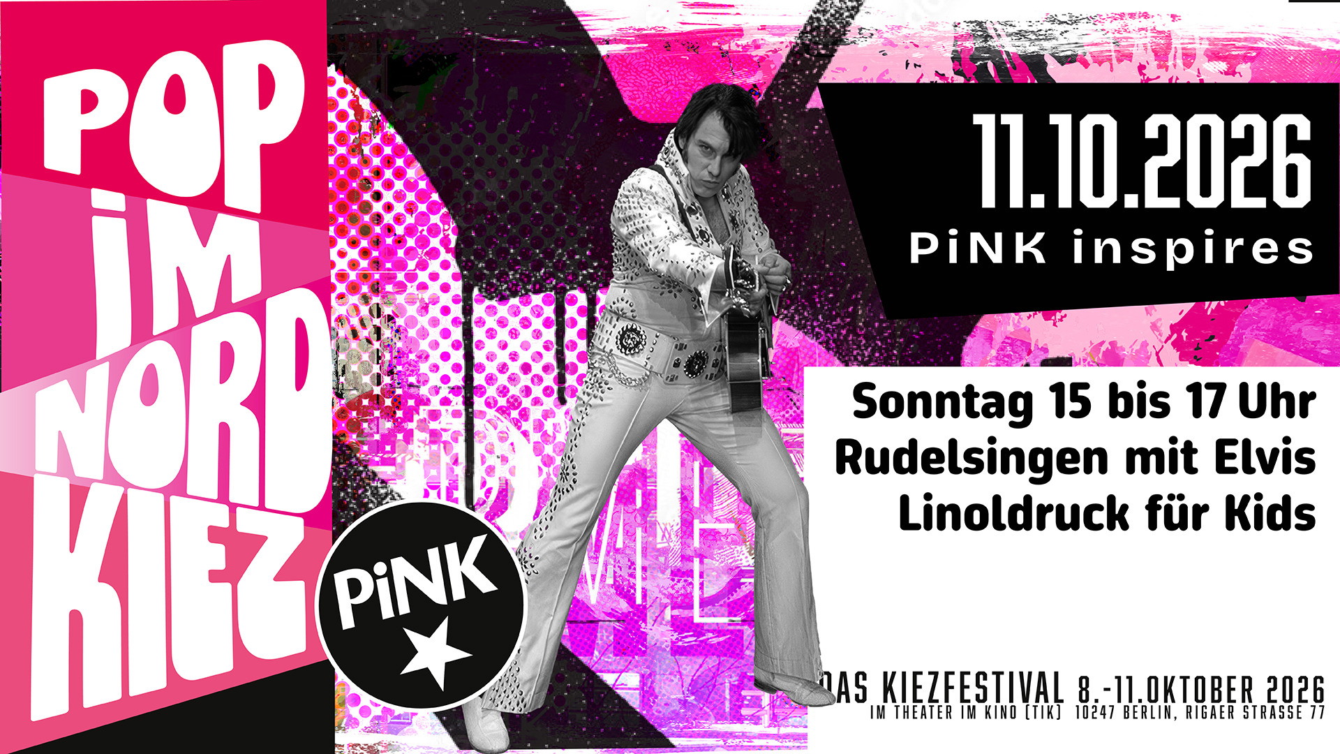 PiNK inspires - Rudelsingen mit Elvis und Druckwerkstatt
