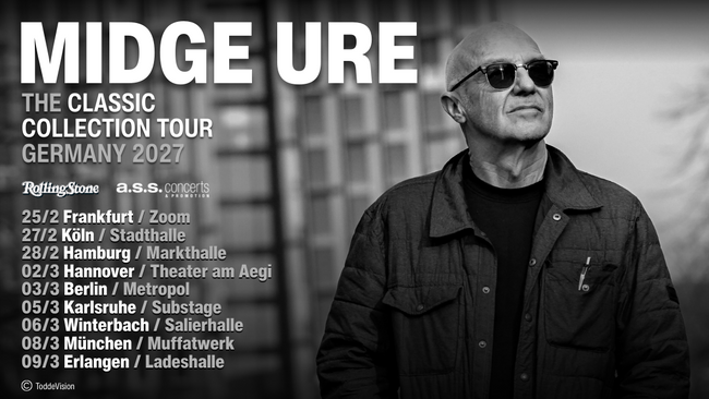 Midge Ure - "The Classic Collection" - Tour Germany 2027