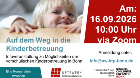 Eltern-Informationsveranstaltung "Auf dem Weg in die Kinderbetreuung"