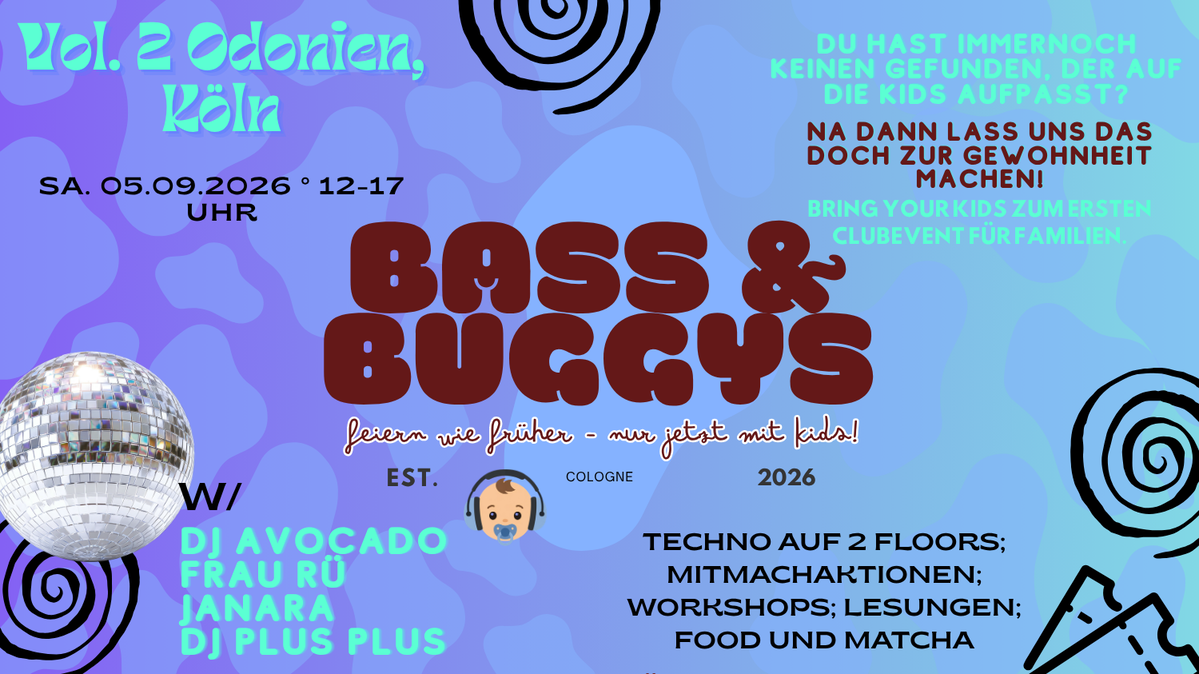 Bass & Buggys - Das Clubevent für Familien