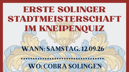 1. Solinger Kneipen-Quiz-Stadtmeisterschaft