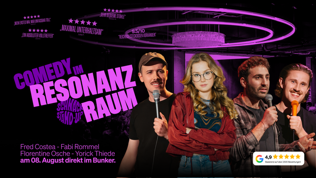 Fabi Rommel, Fred Costea uvm. bei "BEST OF SCHNACK" im resonanzraum