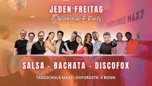 Salsa, Bachata & Discofox! 7 Workshops & Party