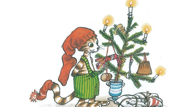 Pettersson bekommt Weihnachtsbesuch