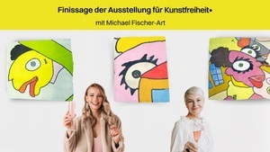Finissage der Ausstellung für Kunstfreiheit mit Michael Fischer-Art