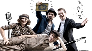 Robert Nippoldt und das Green Light Ensemble mit "Der Große Gatsby" (musikalische Lesung mit Live-Zeichnungen)