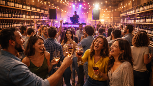 Lebensfreude - Ein Abend mit Wein, Essen und coolen Beats