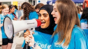 UNICEF zur Bundestagswahl 2025 – Aktion der Unicef-Jugendgruppe Bremerhaven