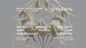 SYNDEN. @ ELEKTROKÜCHE KÖLN | ONLY HARDTECHNO |  21.06.25 w/ Estasia, Josh Yob., Zoe Zett & more