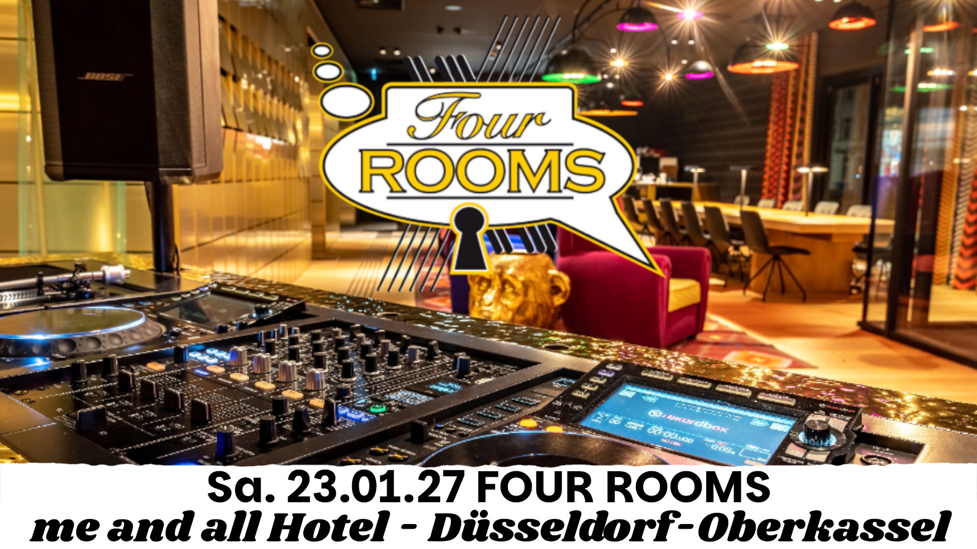 Four ROOMS - 4 Räume, 4 Künstler & 4 individuelle Erlebnisse