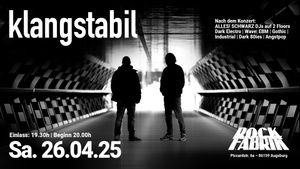 Live: KLANGSTABIL + Support & DJs