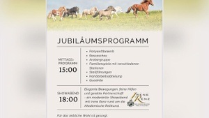 Pferdepension Eulengarten 25-jähr. Jubiläum und Tag d. Offenen Tür mit Programm