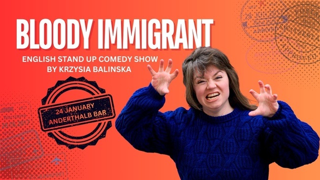 Krzysia Balinska Live with her English Comedy Show "Bloody Immigrant"