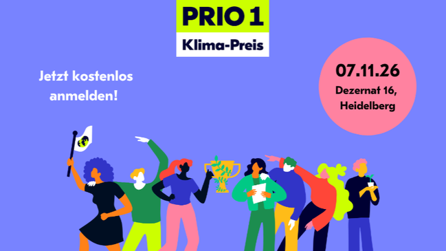 PRIO1 Live Klima-Event mit Preisentscheidung