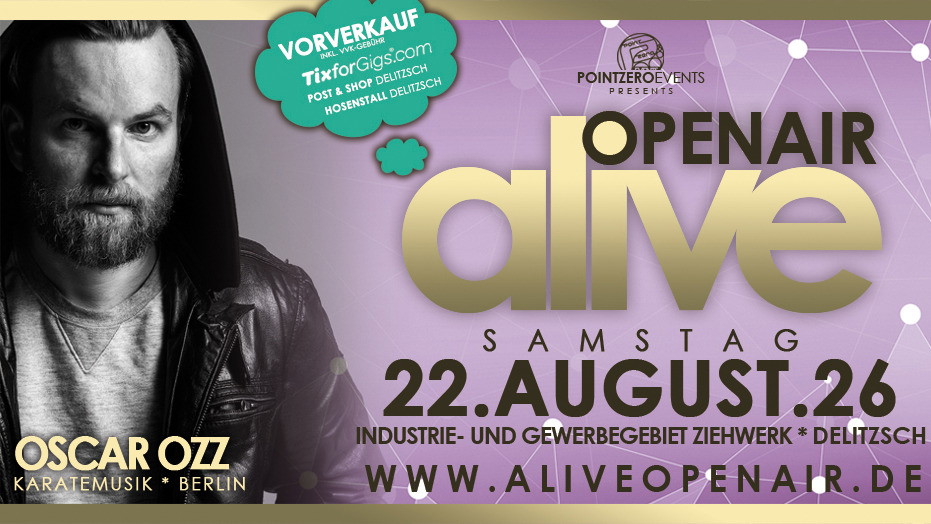 Titelbild der Veranstaltung ALIVE OPENAIR DELITZSCH