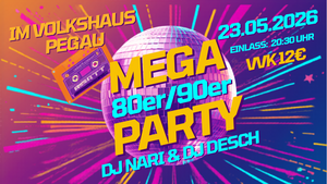 Mega 80er/90er Party