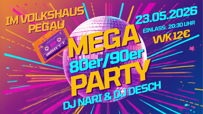 Mega 80er/90er Party