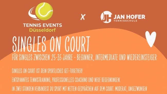 Singles on Court - Kennenlernen beim Tennisspiel