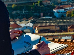 Urban Sketchers – hoch hinaus!