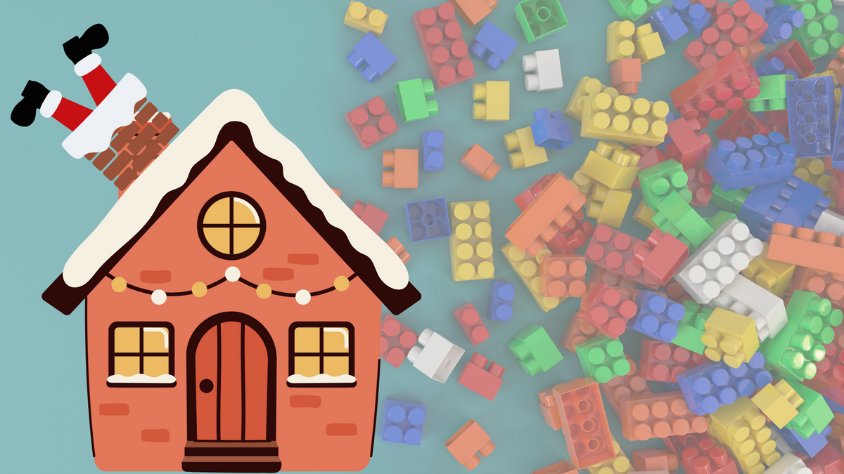 „Das ist das Haus vom Nikolaus“  Baue mit LEGO® ein gemütliches Zuhause für den Nikolaus.