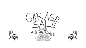 GARAGE SALE + CLOSET SALE