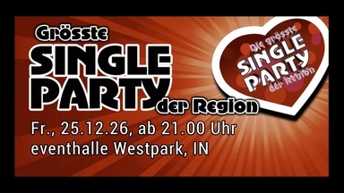 Größte Singleparty der Region - Herbst/Winter 2026